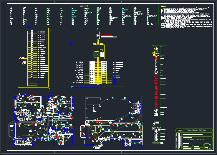 Prancha de projeto elétrico completo — Bressan Eletricista